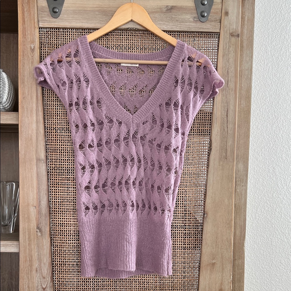 💚BUY 3 for $15💚 💚 Old Navy Purple Knit Women's Top
